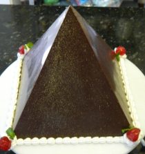 Cómo hacer una torta pirámide de 6 colores diferentes