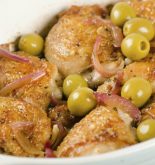 Pollo con aceitunas